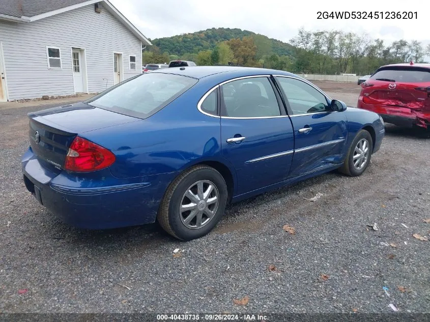 2005 Buick Lacrosse Cxl VIN: 2G4WD532451236201 Lot: 40438735