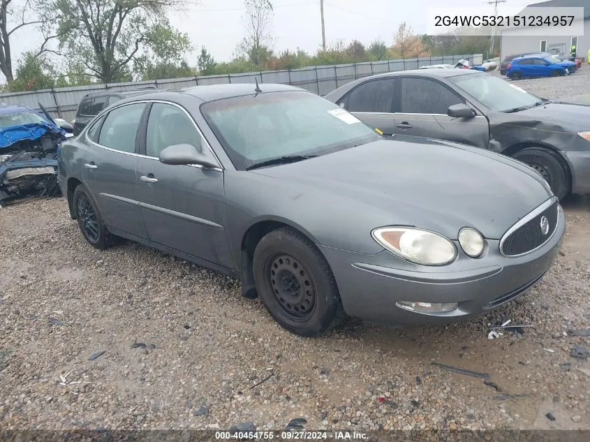 2005 Buick Lacrosse Cx VIN: 2G4WC532151234957 Lot: 40454755