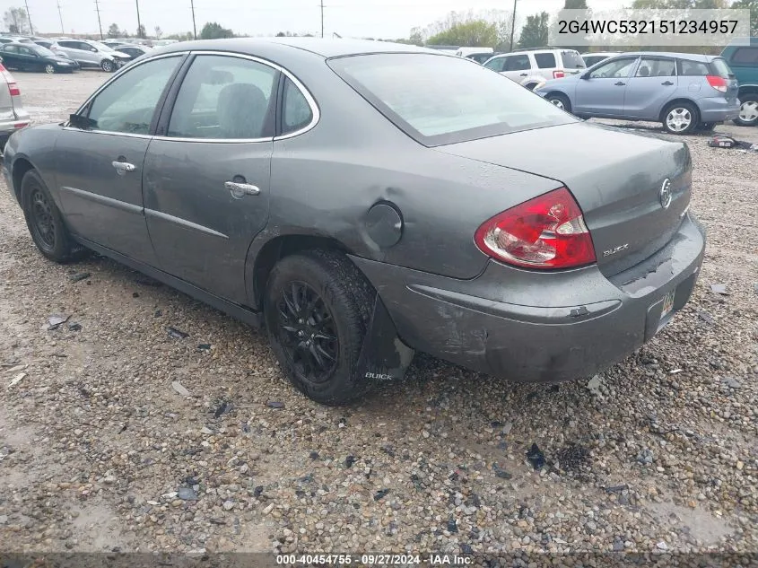 2G4WC532151234957 2005 Buick Lacrosse Cx