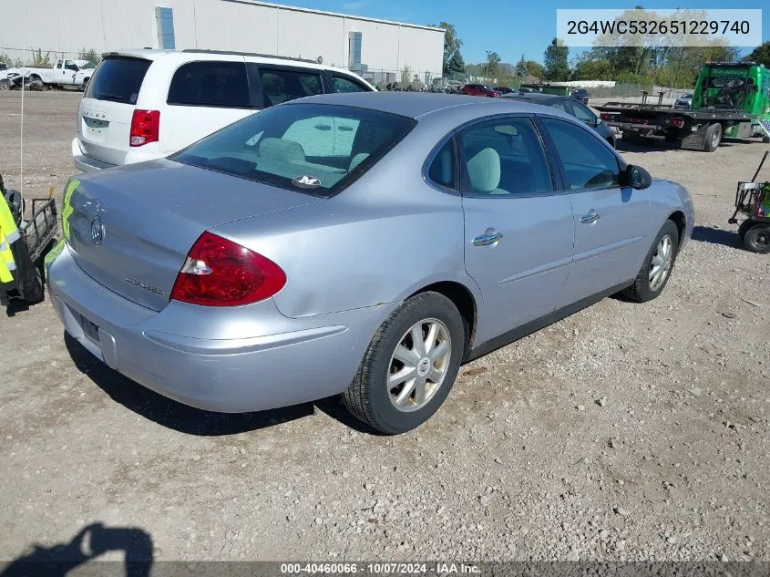 2005 Buick Lacrosse Cx VIN: 2G4WC532651229740 Lot: 40460066