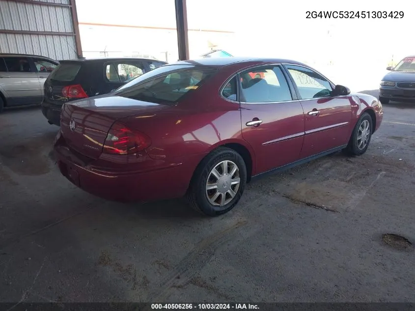 2G4WC532451303429 2005 Buick Lacrosse Cx