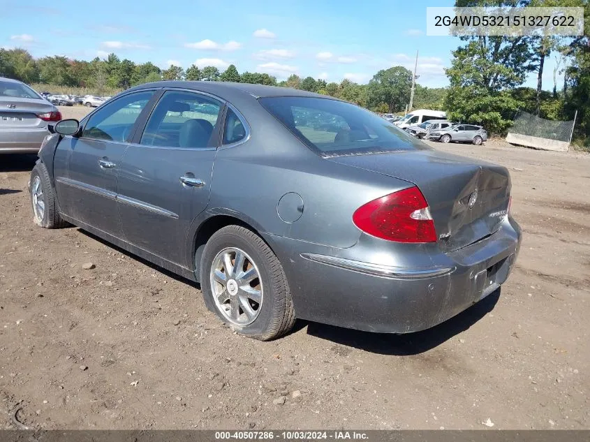 2005 Buick Lacrosse Cxl VIN: 2G4WD532151327622 Lot: 40507286