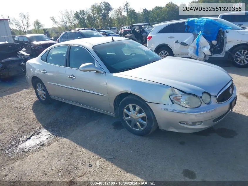 2005 Buick Lacrosse Cxl VIN: 2G4WD532551329356 Lot: 40512189