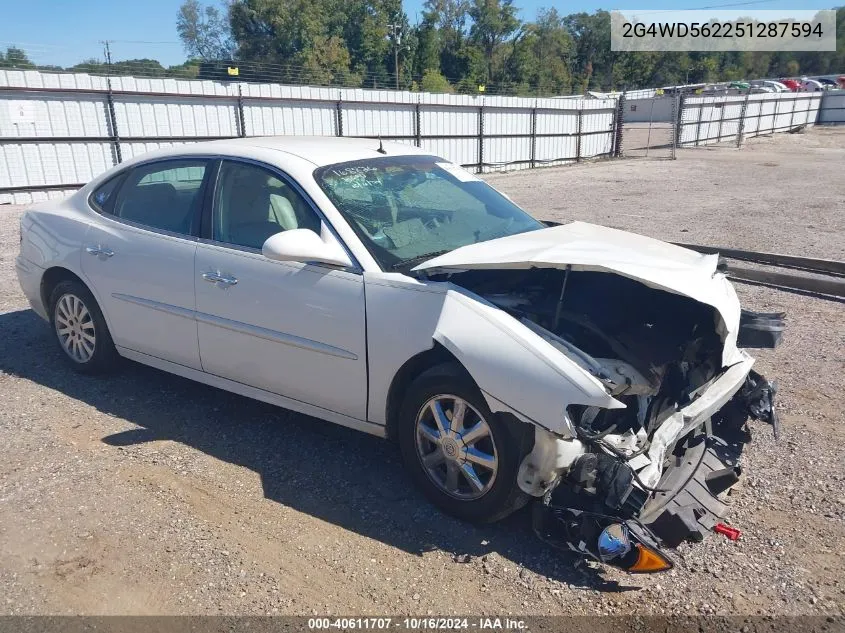 2005 Buick Lacrosse Cxl VIN: 2G4WD562251287594 Lot: 40611707