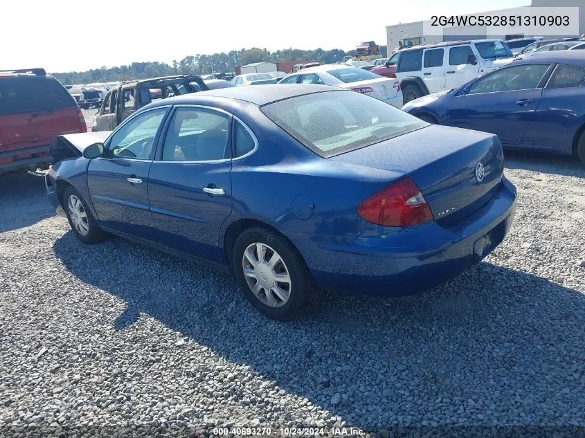 2005 Buick Lacrosse Cx VIN: 2G4WC532851310903 Lot: 40693270