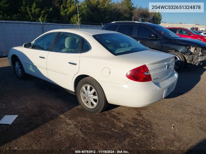 2005 Buick Lacrosse Cx VIN: 2G4WC532651324878 Lot: 40793912