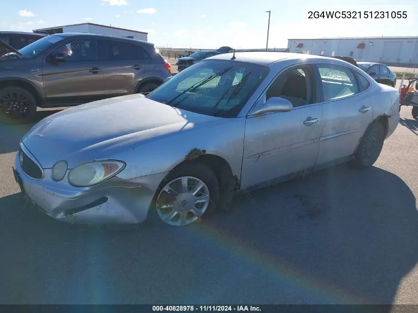 2005 Buick Lacrosse Cx VIN: 2G4WC532151231055 Lot: 40828978