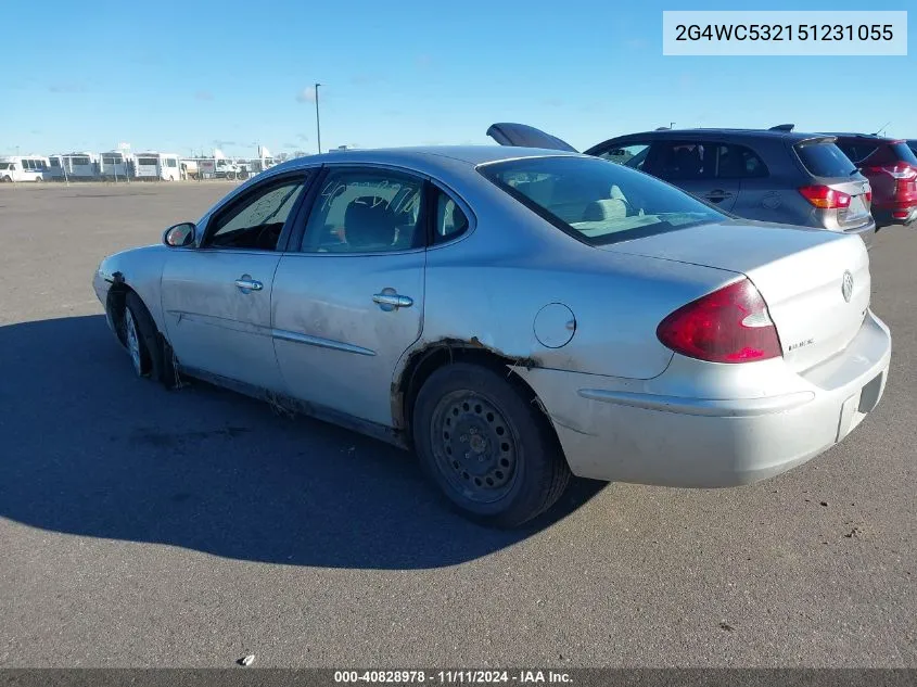 2005 Buick Lacrosse Cx VIN: 2G4WC532151231055 Lot: 40828978