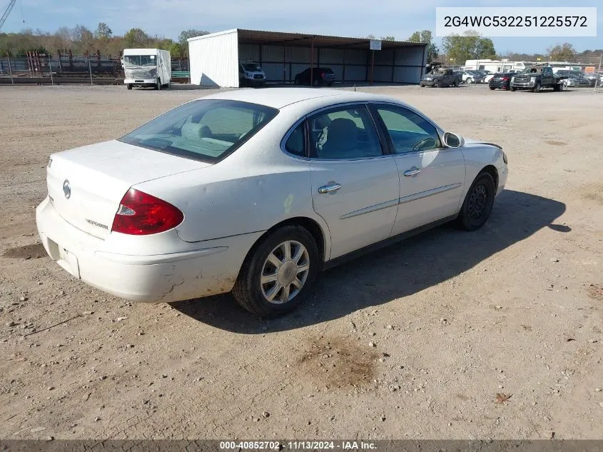 2005 Buick Lacrosse Cx VIN: 2G4WC532251225572 Lot: 40852702