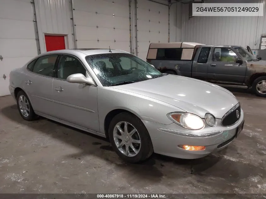 2005 Buick Lacrosse Cxs VIN: 2G4WE567051249029 Lot: 40867918