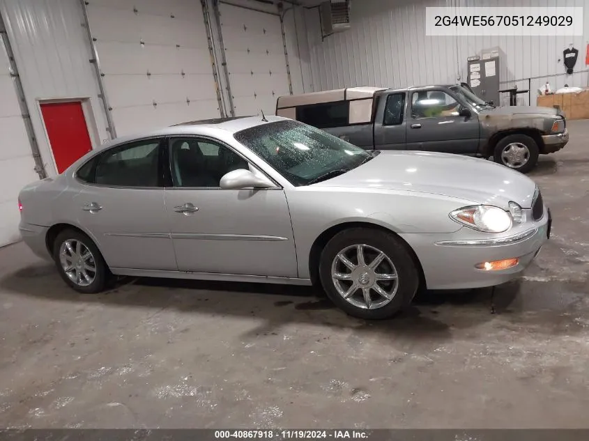 2005 Buick Lacrosse Cxs VIN: 2G4WE567051249029 Lot: 40867918