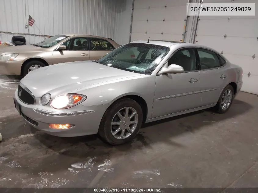 2005 Buick Lacrosse Cxs VIN: 2G4WE567051249029 Lot: 40867918