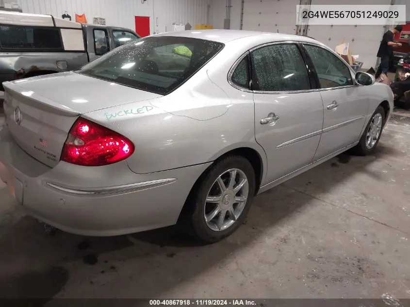 2005 Buick Lacrosse Cxs VIN: 2G4WE567051249029 Lot: 40867918