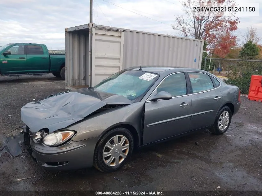 2005 Buick Lacrosse Cx VIN: 2G4WC532151241150 Lot: 40884225