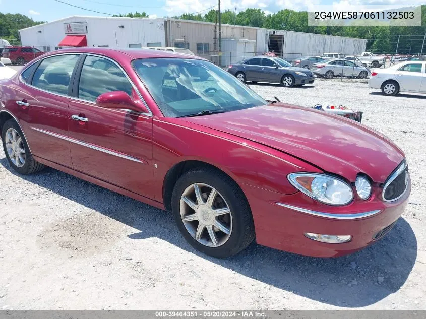 2006 Buick Lacrosse Cxs VIN: 2G4WE587061132503 Lot: 40354983