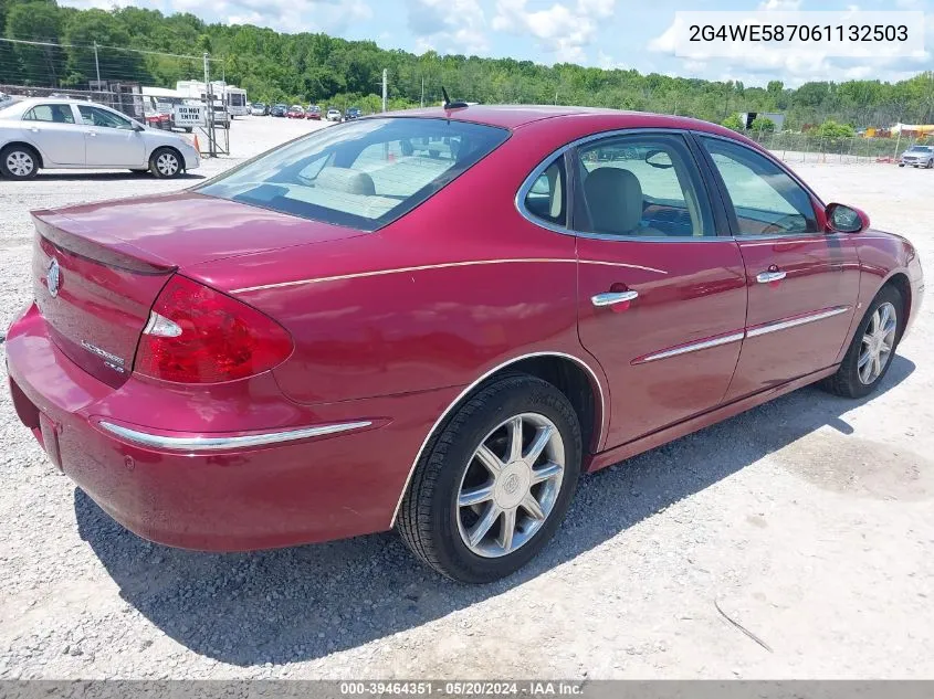 2006 Buick Lacrosse Cxs VIN: 2G4WE587061132503 Lot: 40354983