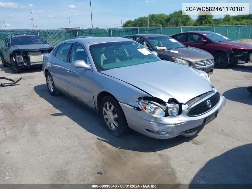 2G4WC582461170181 2006 Buick Lacrosse Cx