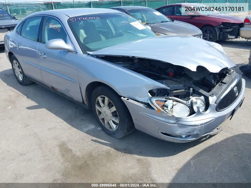 2G4WC582461170181 2006 Buick Lacrosse Cx