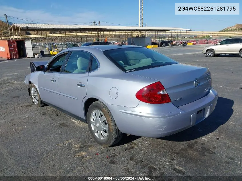 2G4WC582261281795 2006 Buick Lacrosse Cx