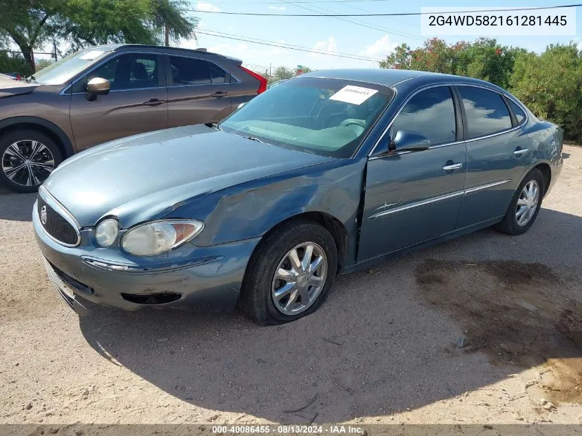 2G4WD582161281445 2006 Buick Lacrosse Cxl