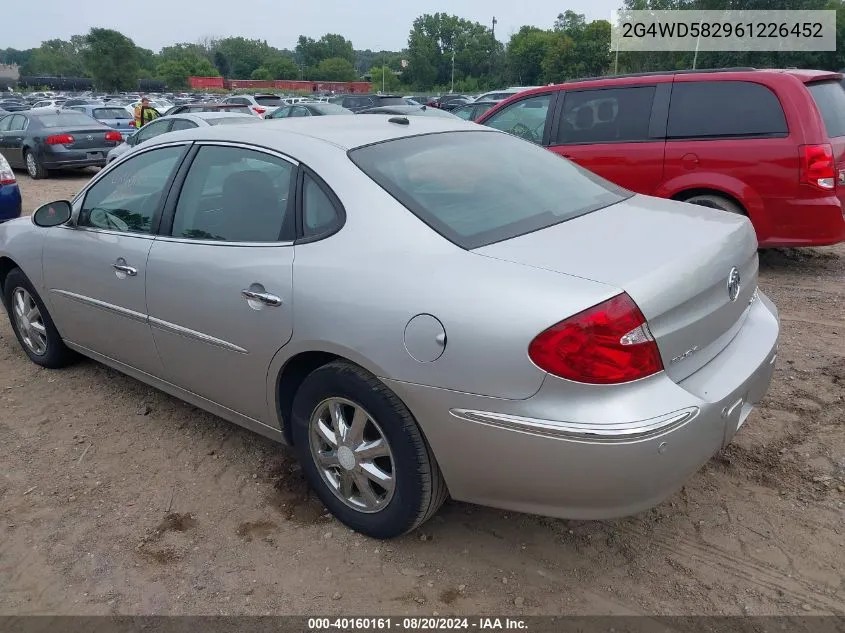 2G4WD582961226452 2006 Buick Lacrosse Cxl