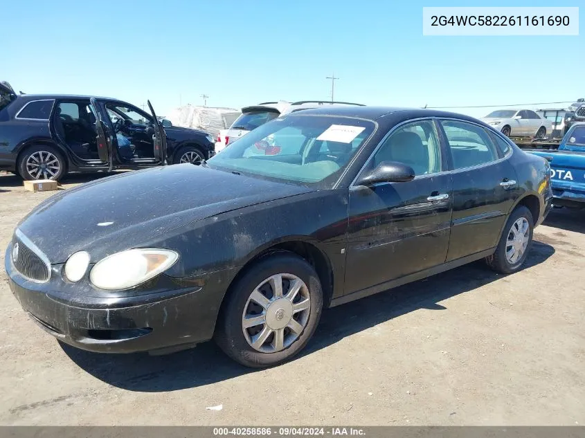 2006 Buick Lacrosse Cx VIN: 2G4WC582261161690 Lot: 40258586