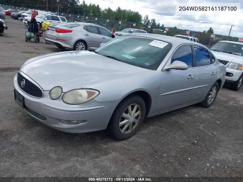 2G4WD582161187100 2006 Buick Lacrosse Cxl