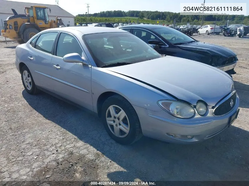 2G4WC582161111864 2006 Buick Lacrosse Cx