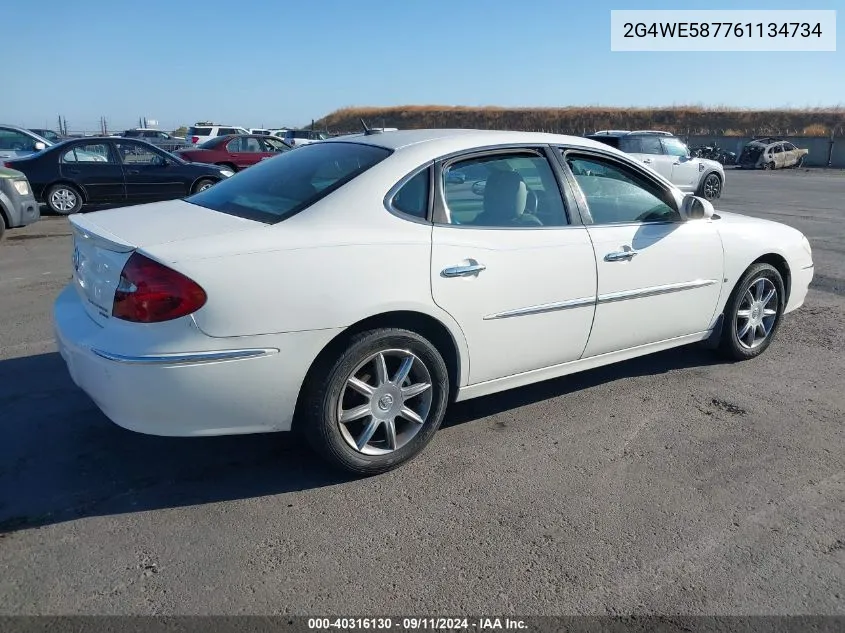 2G4WE587761134734 2006 Buick Lacrosse Cxs