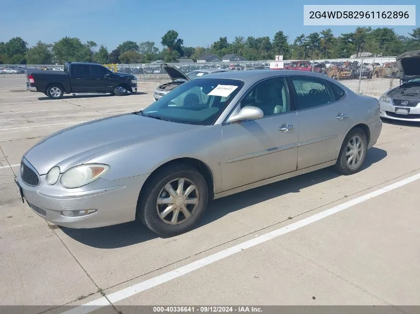 2006 Buick Lacrosse Cxl VIN: 2G4WD582961162896 Lot: 40336641