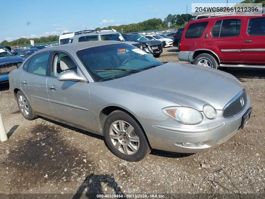 2G4WC582661212396 2006 Buick Lacrosse Cx