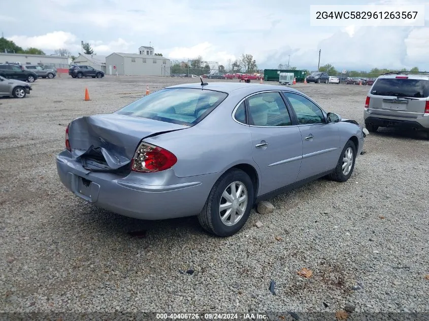 2006 Buick Lacrosse Cx VIN: 2G4WC582961263567 Lot: 40406726