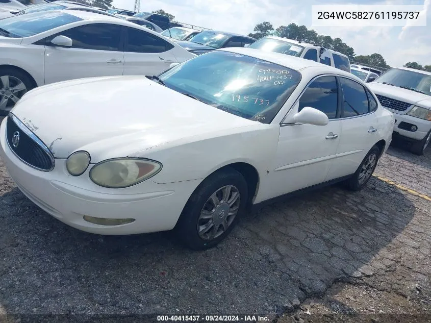 2006 Buick Lacrosse Cx VIN: 2G4WC582761195737 Lot: 40415437