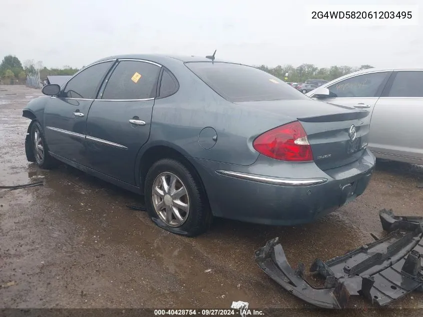 2006 Buick Lacrosse Cxl VIN: 2G4WD582061203495 Lot: 40428754