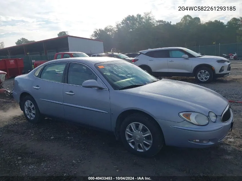 2006 Buick Lacrosse Cx VIN: 2G4WC582261293185 Lot: 40433453