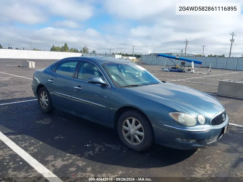 2006 Buick Lacrosse Cxl VIN: 2G4WD582861116895 Lot: 40442018