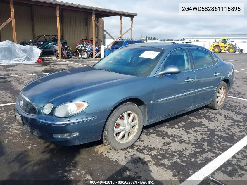 2006 Buick Lacrosse Cxl VIN: 2G4WD582861116895 Lot: 40442018