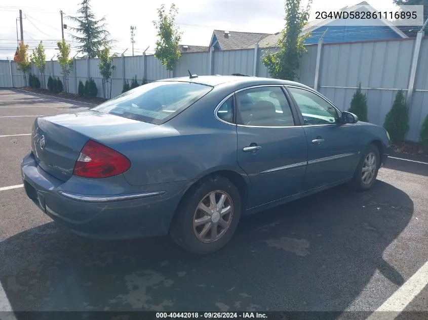 2G4WD582861116895 2006 Buick Lacrosse Cxl