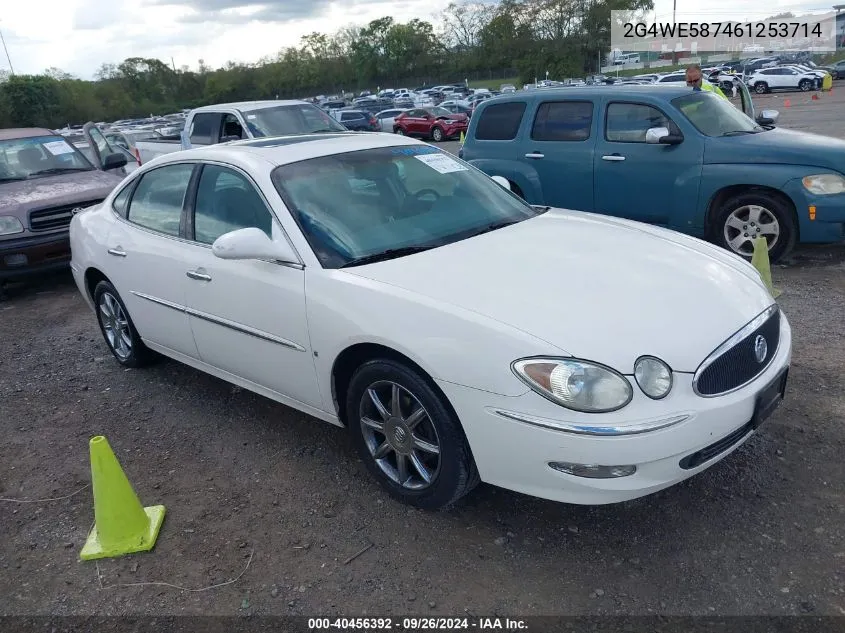 2006 Buick Lacrosse Cxs VIN: 2G4WE587461253714 Lot: 40456392