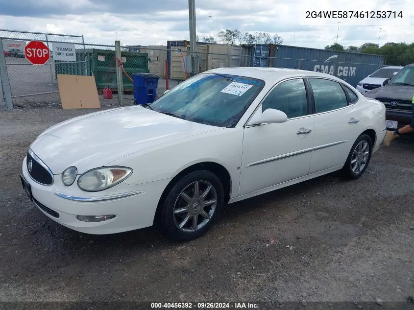 2G4WE587461253714 2006 Buick Lacrosse Cxs