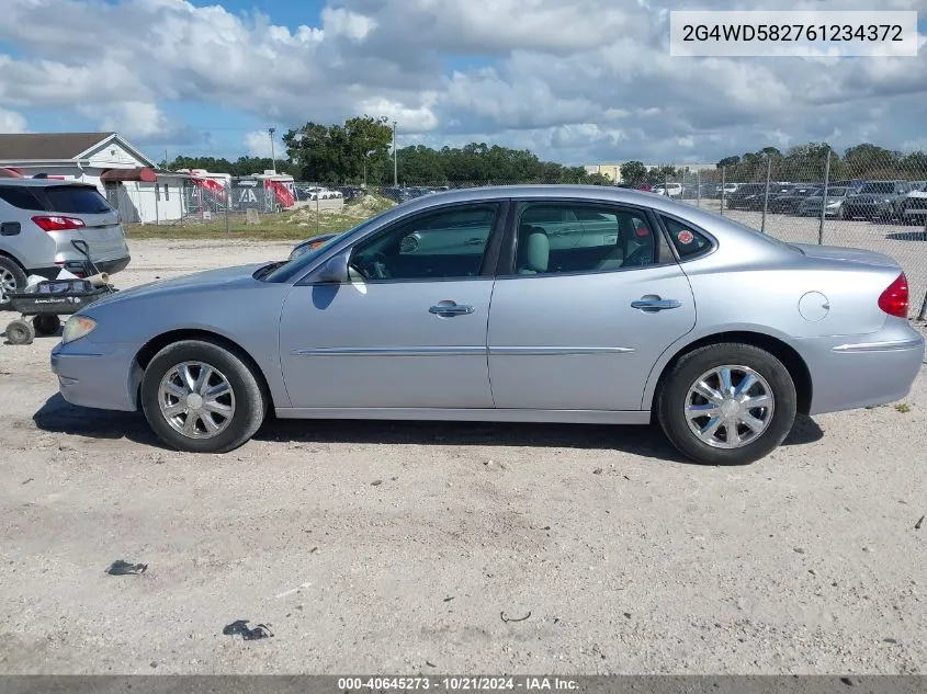 2006 Buick Lacrosse Cxl VIN: 2G4WD582761234372 Lot: 40645273