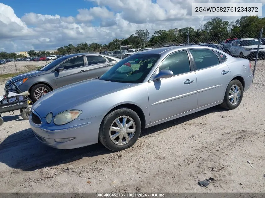 2006 Buick Lacrosse Cxl VIN: 2G4WD582761234372 Lot: 40645273