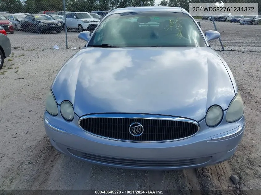 2G4WD582761234372 2006 Buick Lacrosse Cxl