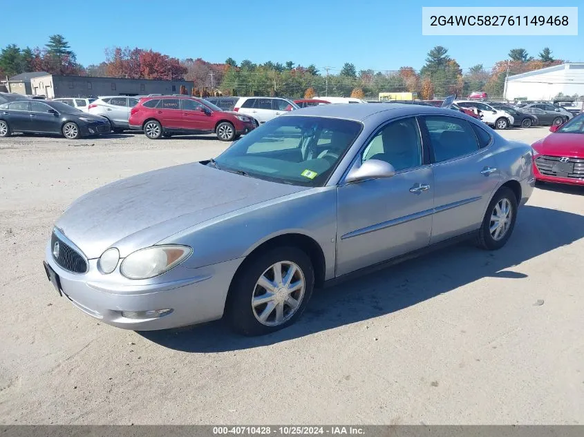 2006 Buick Lacrosse Cx VIN: 2G4WC582761149468 Lot: 40710428