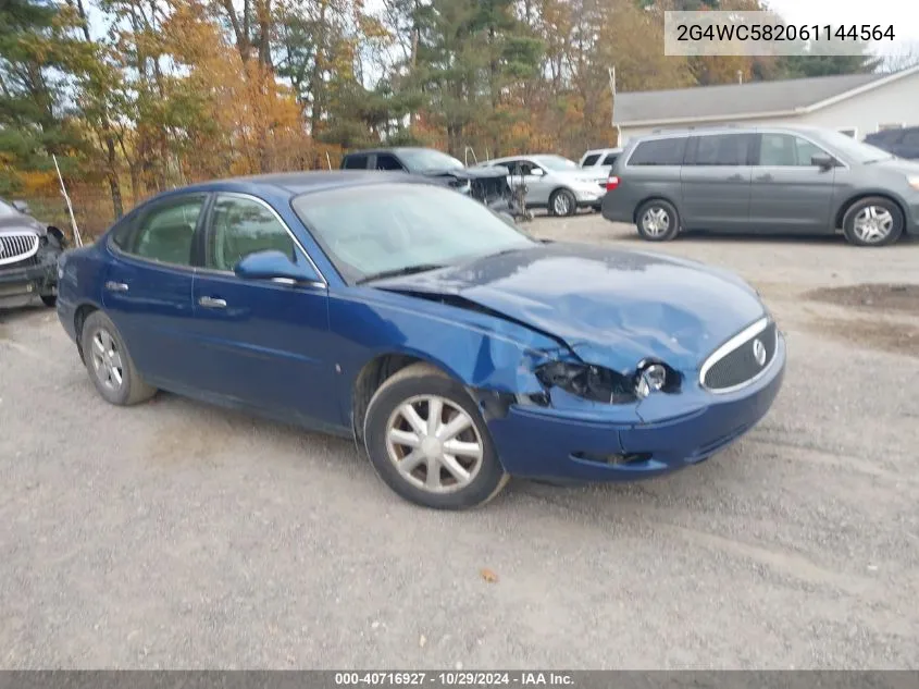 2006 Buick Lacrosse Cx VIN: 2G4WC582061144564 Lot: 40716927