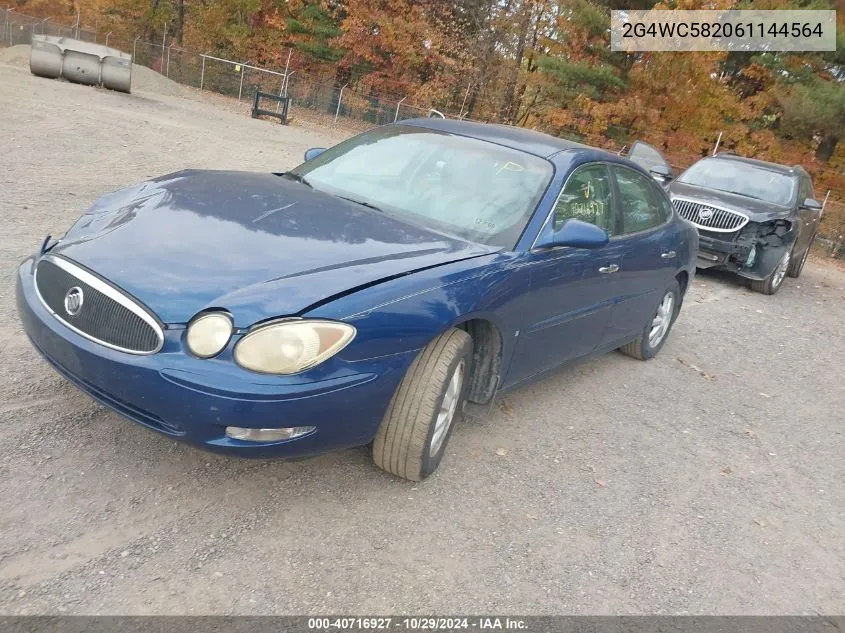 2006 Buick Lacrosse Cx VIN: 2G4WC582061144564 Lot: 40716927