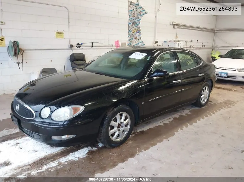 2006 Buick Lacrosse Cxl VIN: 2G4WD552361264893 Lot: 40729730