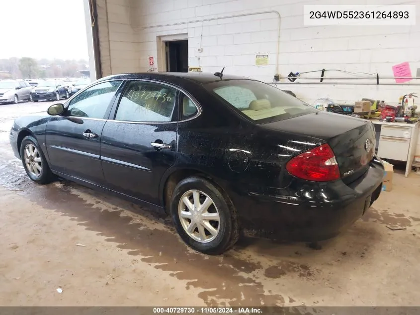 2006 Buick Lacrosse Cxl VIN: 2G4WD552361264893 Lot: 40729730