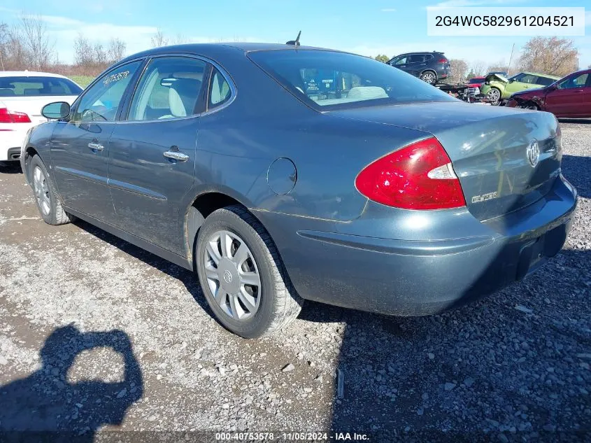 2006 Buick Lacrosse Cx VIN: 2G4WC582961204521 Lot: 40753578