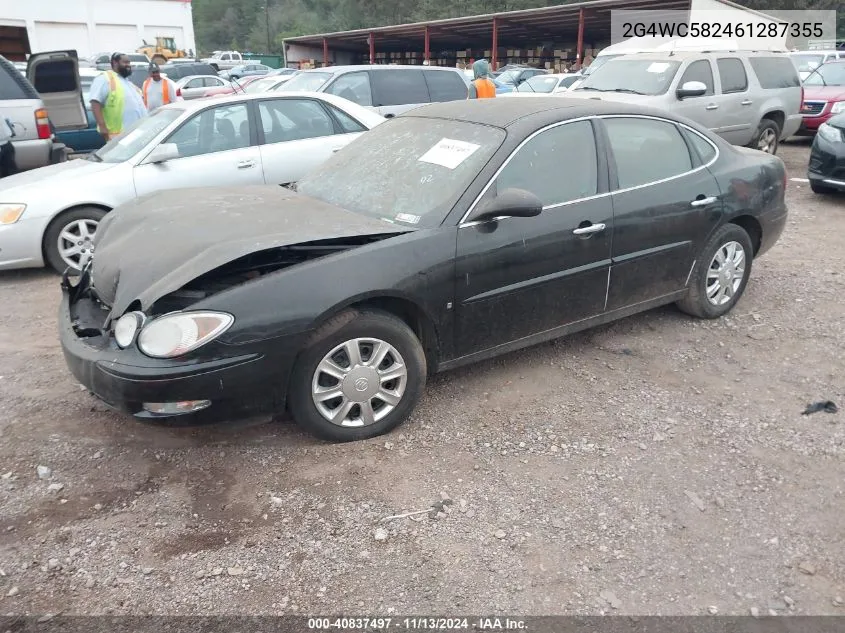 2006 Buick Lacrosse Cx VIN: 2G4WC582461287355 Lot: 40837497